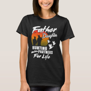 Camiseta Hunter Dad Y Daughter Huning Partners For Life