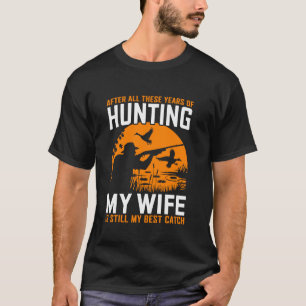 Camiseta Hunter Humor Design Funny Wife Huning