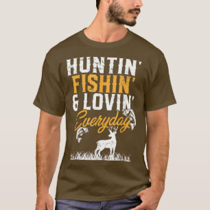 Camiseta Hunter I Fisherman I Hunter Pescando Y Amando Ev