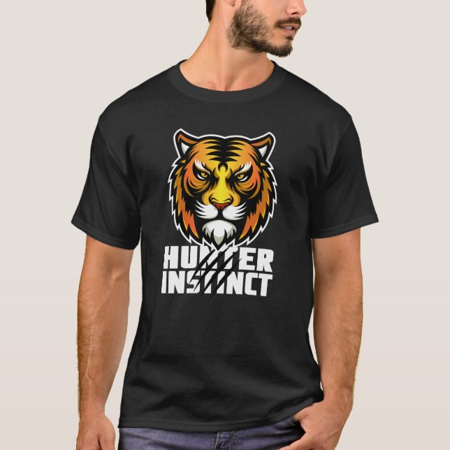 Camiseta Hunter Instinct Tiger Head (Anverso)