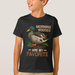Camiseta Hunter Morning Woody Es Mi Cacería De Patos Favori