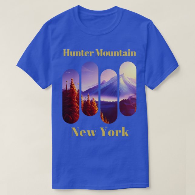 Camiseta Hunter Mountain ski Nueva York 3 (Diseño del anverso)