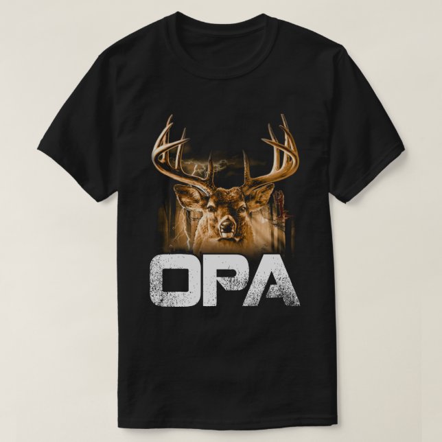 Camiseta Hunter Opa T-Shirt Gracioso papá cazando padre reg (Diseño del anverso)
