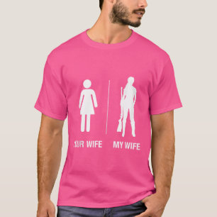 Camiseta Hunter Rifle Funny Husband Gift Gun