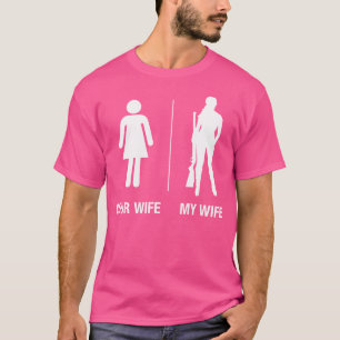 Camiseta Hunter Rifle Funny Husband Gun