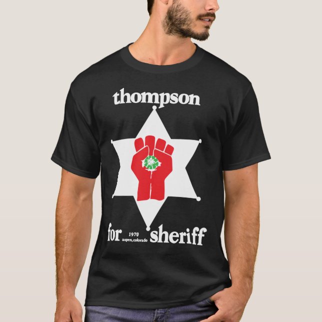 Camiseta Hunter S Thompson Para Sheriff Essential T-Shirt (Anverso)