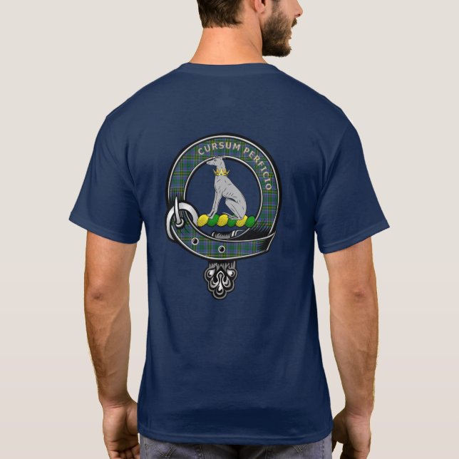 Camiseta Hunter Tartan Clan Badge (Reverso)