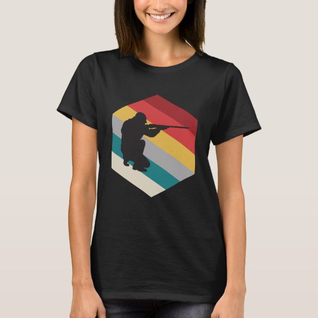 Camiseta Hunter Tees Hunting Cute Graphic (Anverso)