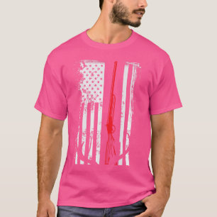 Camiseta Hunter Usa Gun Bandera Estadounidense Deer Rifle H