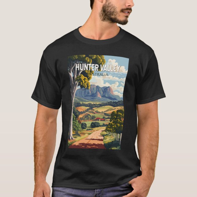 Camiseta Hunter Valley Australia Viaje al arte (Anverso)