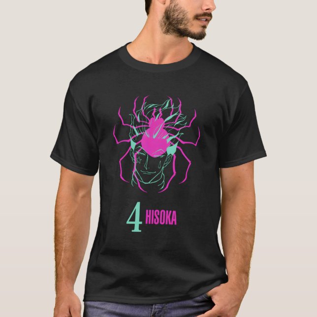 Camiseta Hunter X Hunter Phantom Troupe 4 Hisoka (Anverso)