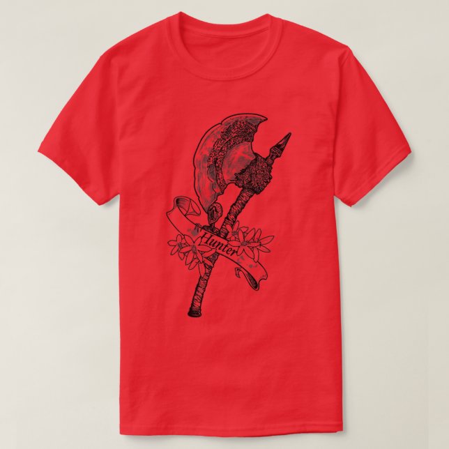 Camiseta Hunters Ax (Diseño del anverso)