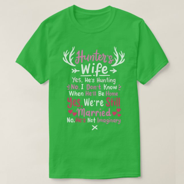 Camiseta Hunters Wife 1 (Diseño del anverso)