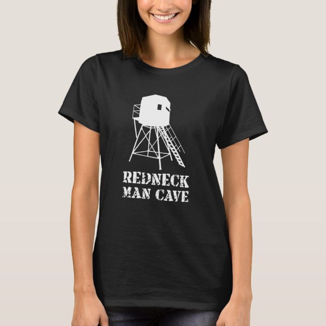 Camiseta Hunting Blind Man Cave Funny Deer Hunter and Hunti (Anverso)