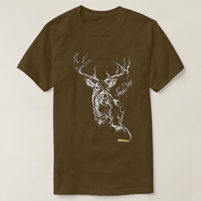 Camiseta Hunting Deer Smoke Bullet Smoke em Hunt Deer Smoke (Diseño del anverso)