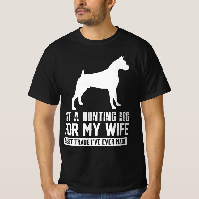 Camiseta Hunting dog owner gift (Anverso)
