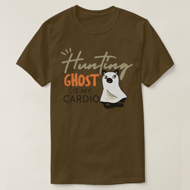 Camiseta Hunting Ghost Is My Cardio 2 (Diseño del anverso)