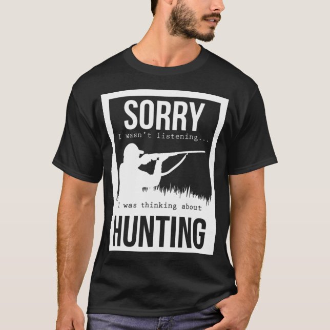 Camiseta Hunting Hunter Hunting Papa Rifle Forest duckling  (Anverso)