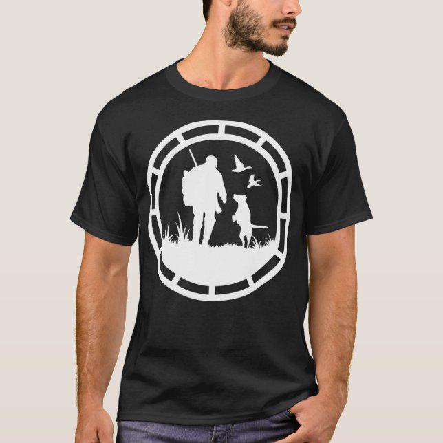 Camiseta Hunting Hunter shirt saying Duck Hunting Wild base (Anverso)