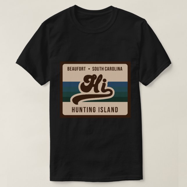 Camiseta Hunting Island Beach State Park Beaufort South Car (Diseño del anverso)