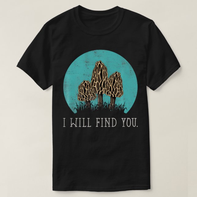 Camiseta Hunting Morel Mushroom Premium (Diseño del anverso)