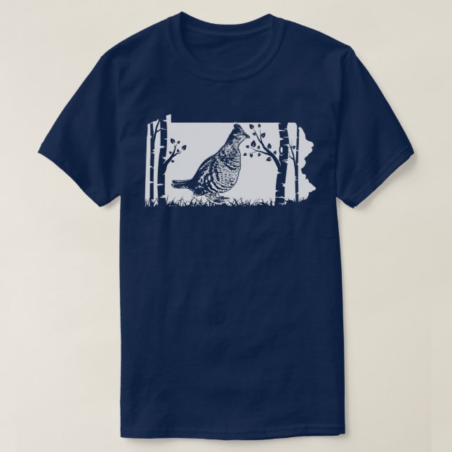 Camiseta Hunting Partridge Grouse (20) (Diseño del anverso)