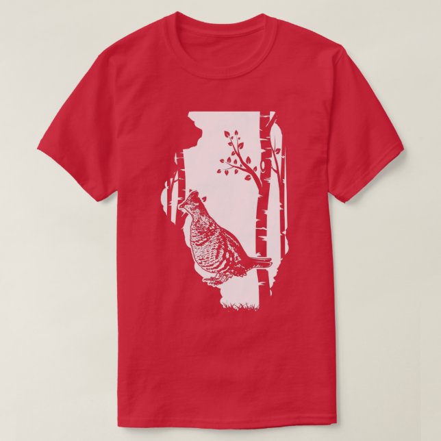 Camiseta Hunting Partridge Grouse (24) (Diseño del anverso)