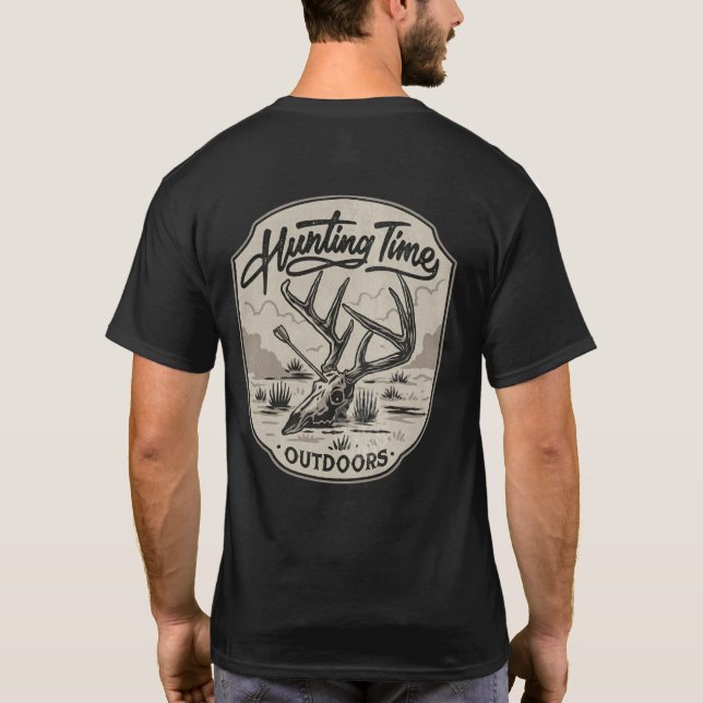 Camiseta Hunting Time Outdoors (Reverso)