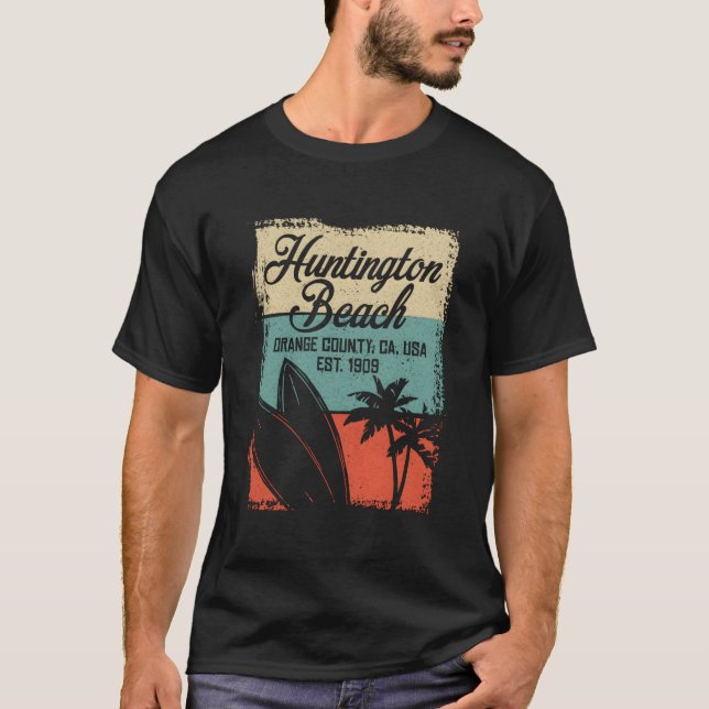 Camiseta Huntington Beach 2019 Summer Surf Competitions (Anverso)