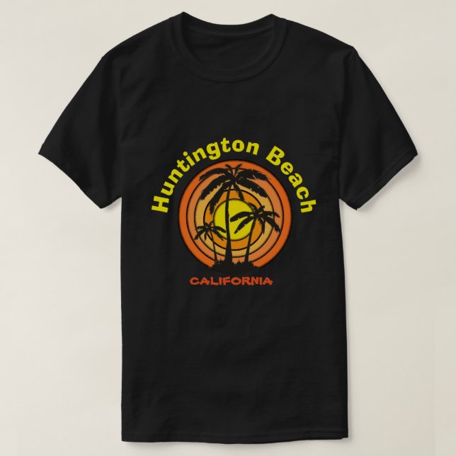 Camiseta Huntington Beach, CA (Diseño del anverso)