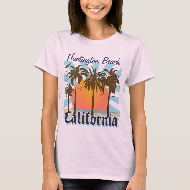 Camiseta Huntington Beach California (Anverso)