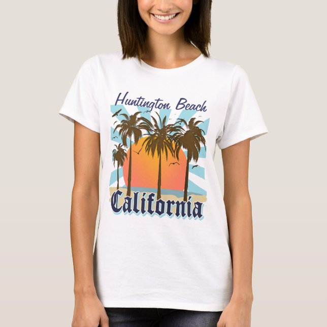 Camiseta Huntington Beach California (Anverso)