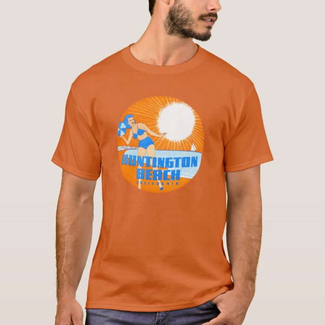 Camiseta Huntington Beach California 1947 (Anverso)