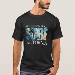 Camiseta Huntington Beach California Beach Surfing