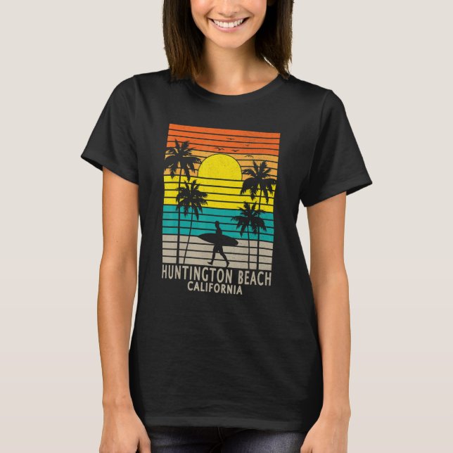 Camiseta Huntington Beach California CA Surfer Surfing Surf (Anverso)