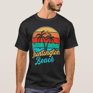 Camiseta Huntington Beach California Ca Vintage Hombres Wo