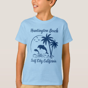 Camiseta Huntington Beach California Dark Blue