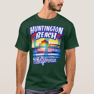 Camiseta Huntington Beach California Surf City CA sunset b