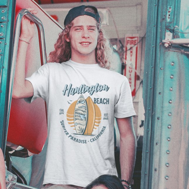 Camiseta Huntington Beach California Surfer Paradise (Subido por el creador)