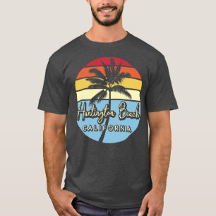 Camiseta Huntington Beach California USA Classic Sunset