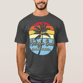 Camiseta Huntington Beach California USA Classic Sunset