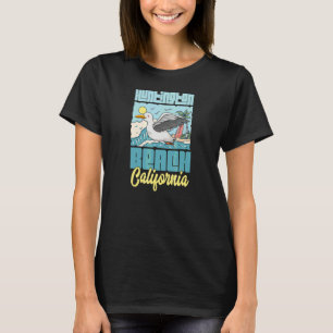 Camiseta Huntington Beach California Vacaciones Gaviota Sur