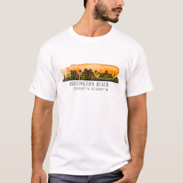 Camiseta Huntington Beach City Silhouette