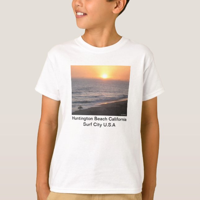 Camiseta Huntington Beach "Ciudad de las Olas" (Anverso)