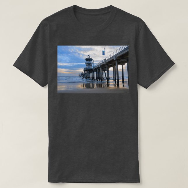 Camiseta Huntington Beach Pier T (Diseño del anverso)