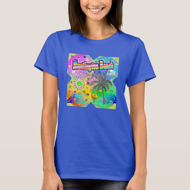 Camiseta Huntington Beach Quadro Seasons (Anverso)
