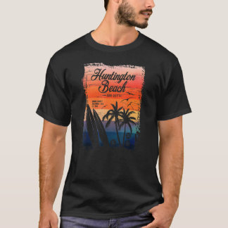 Camiseta Huntington Beach Surf City California Vintage Dist