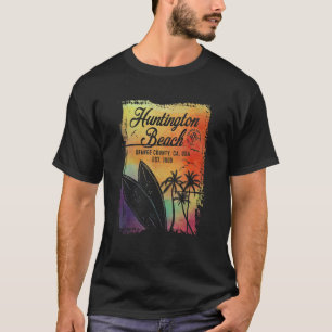 Camiseta Huntington Beach Surf City California Vintage Surf