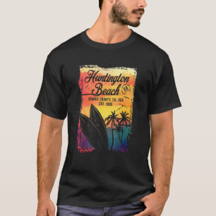 Camiseta Huntington Beach Surf City California Vintage Surf