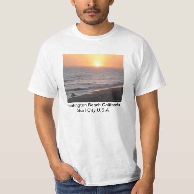 Camiseta Huntington Beach "Surf City U.S.A" (Anverso)
